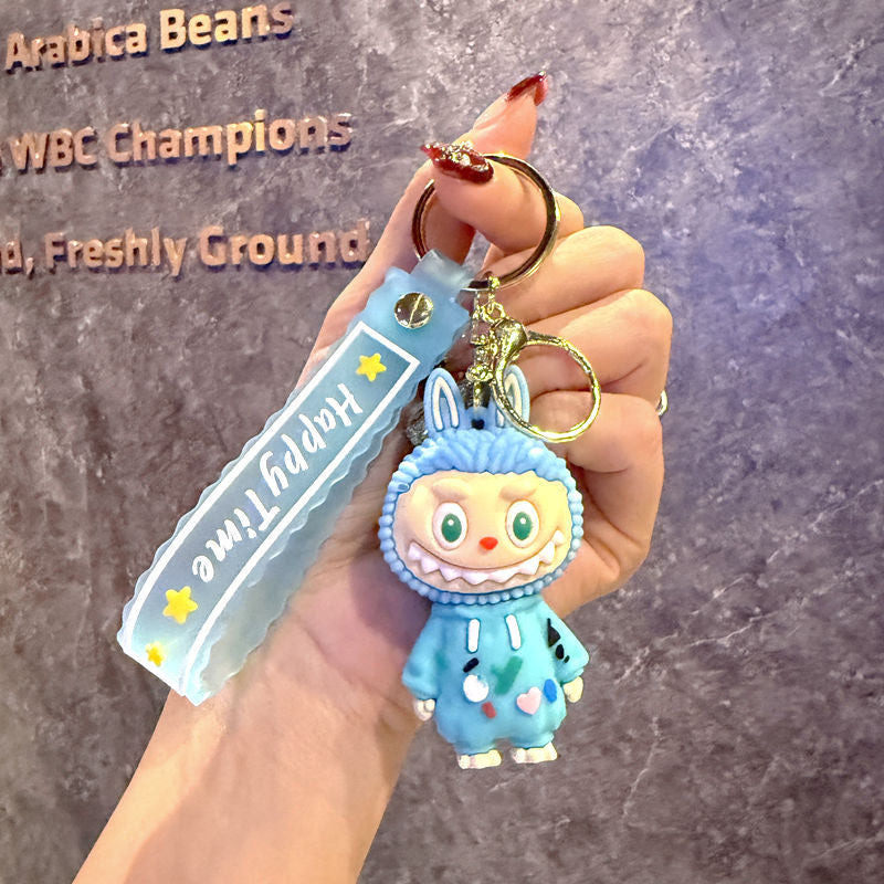 Cartoon Labubu Keychain