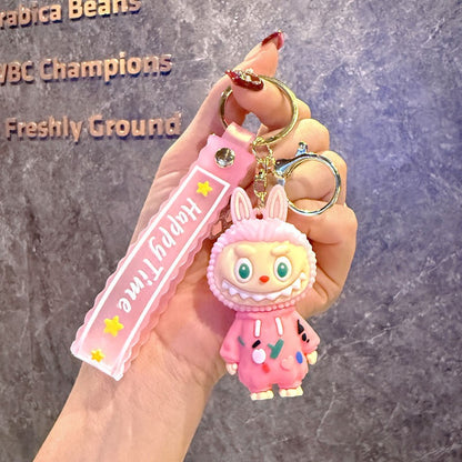 Cartoon Labubu Keychain