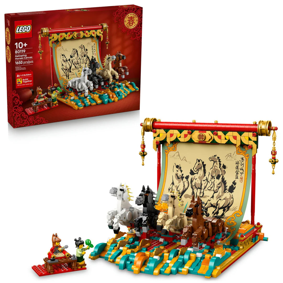 LEGO  Spring Festival Galloping Horses Canvas 80119