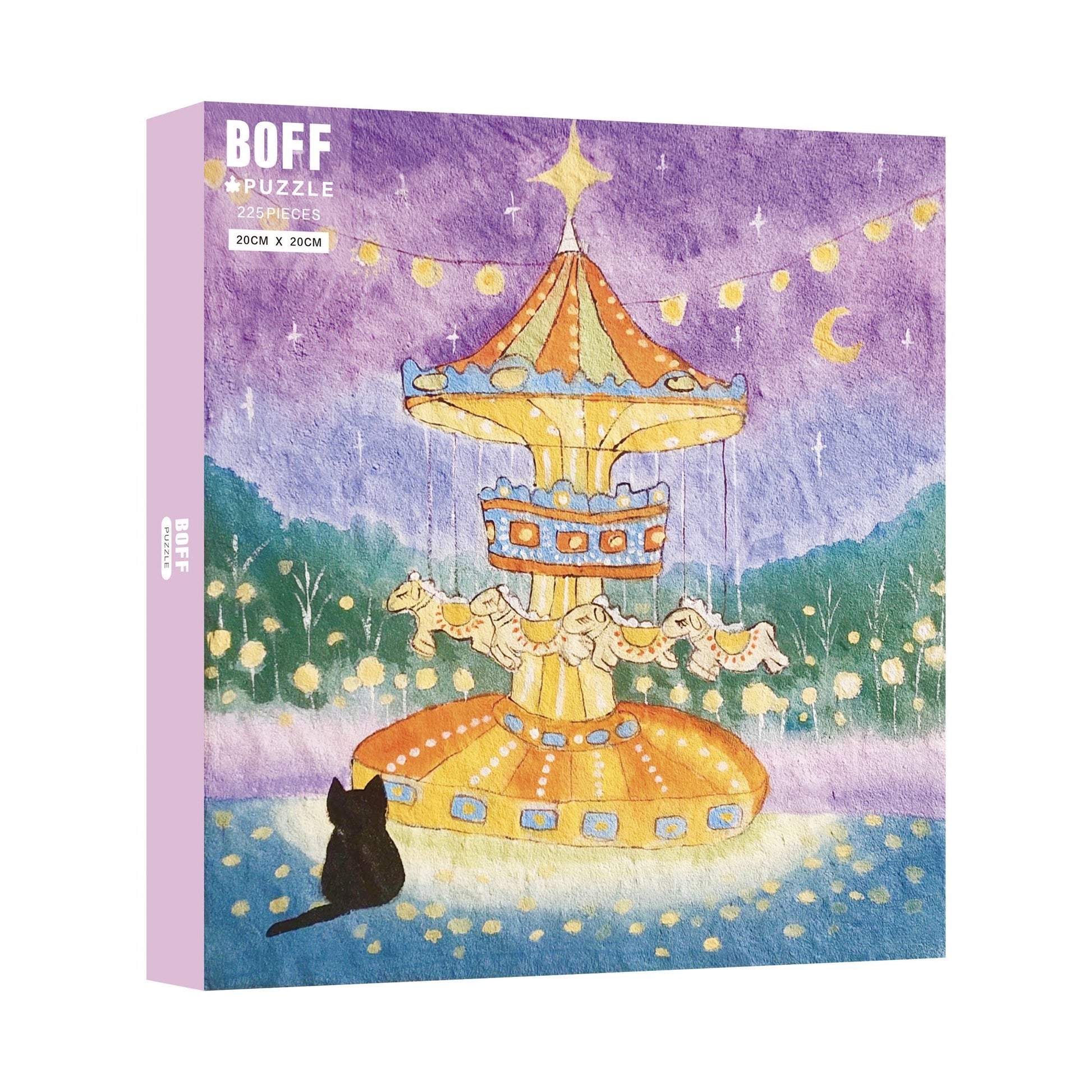 BOFF Puzzle Jungle Carousel 225 Piece Jigsaw Puzzle BOFF