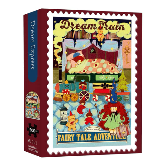 Dream Express Dream Train 500 Piece Jigsaw Puzzle TKX