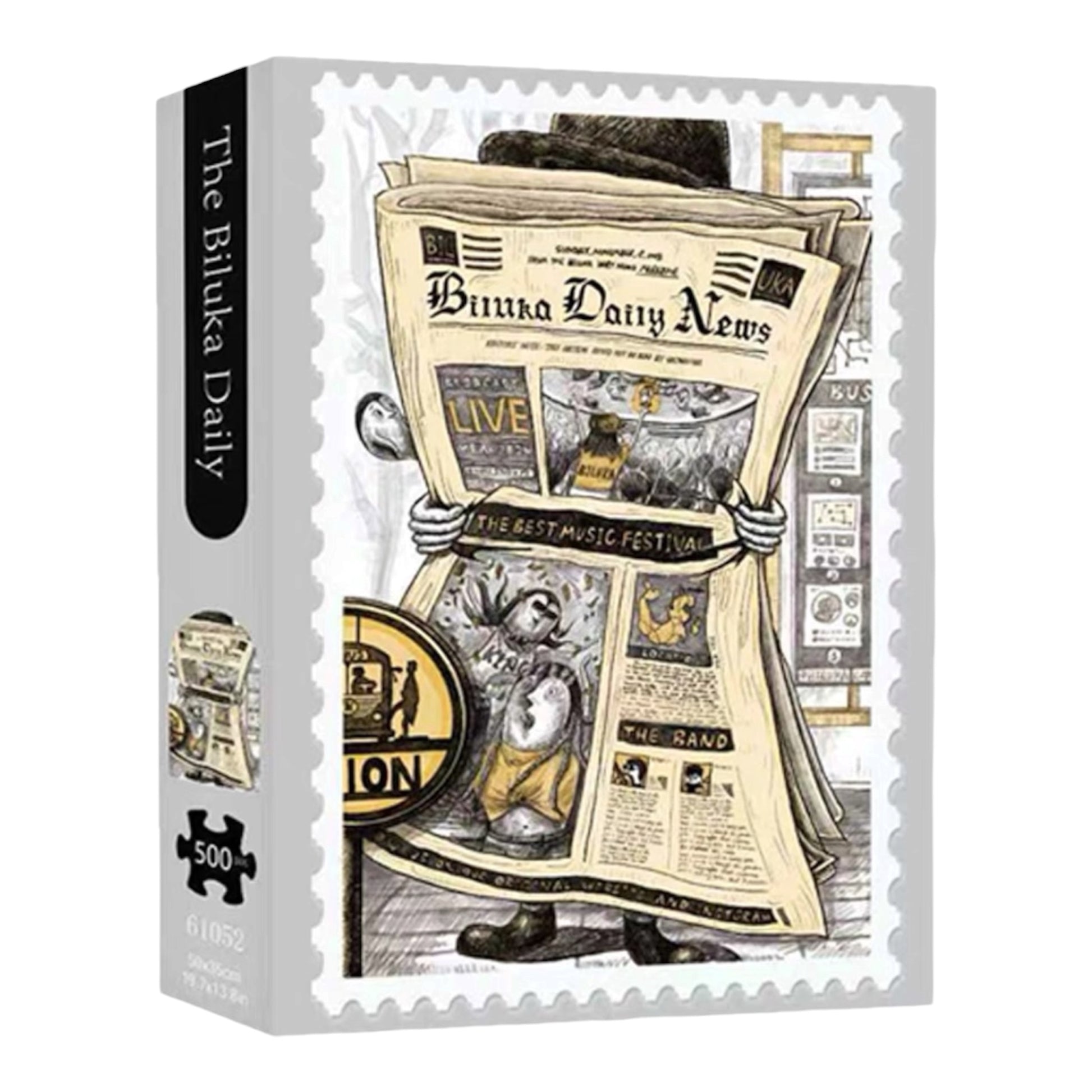 The Billuka Daily 500 Piece Newspaper Jigsaw Puzzle TKX