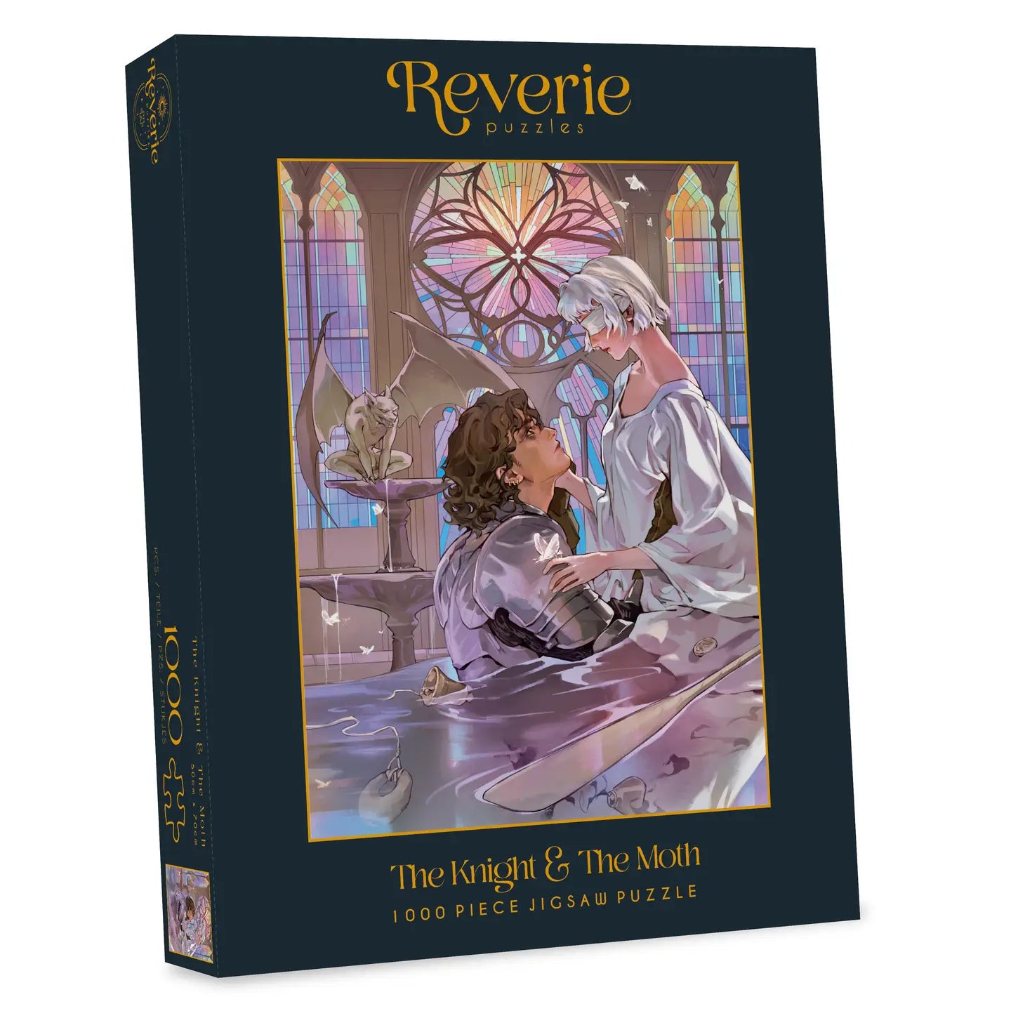 The Knight & the Moth 1000 Piece Jigsaw Puzzle - Officially Licensed |the Stonewater Kingdom Reverie Puzzles