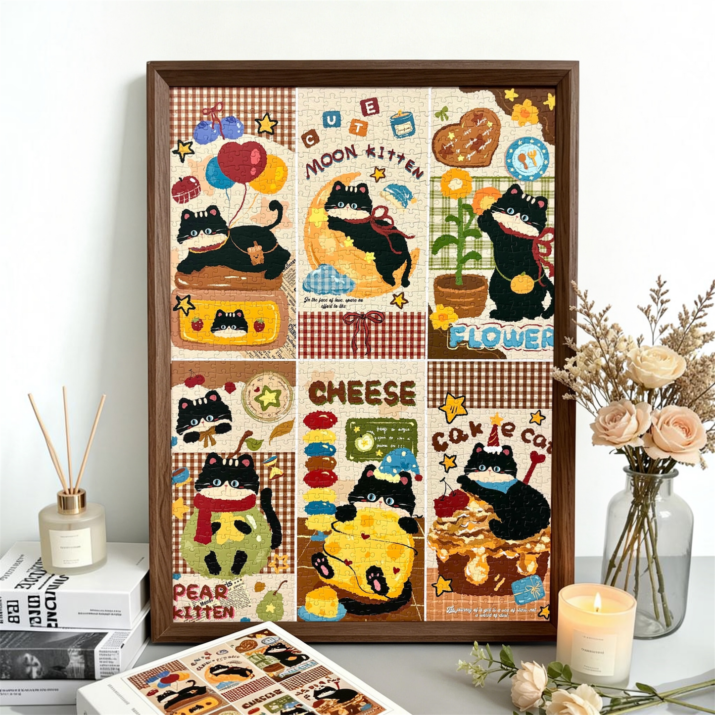 Daily Life of a Fluffy Cat 1000 Piece Jigsaw Puzzle Puzzle Of Life