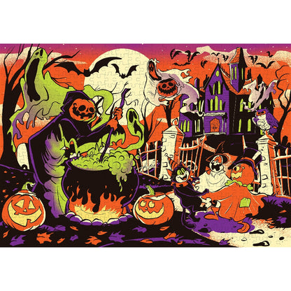 A Haunted Halloween 500 Piece Jigsaw Puzzle Jigsaw puzzles