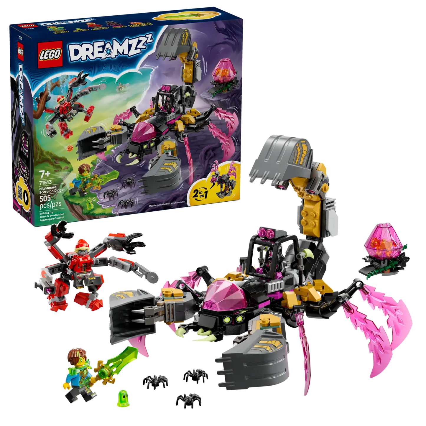 LEGO® DREAMZzz™ Nightmare Scorpion Digger 71513