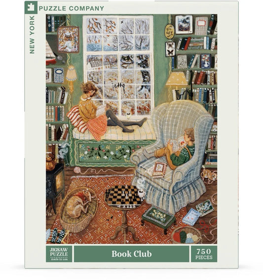[Pre-Order] Book Club 750 Piece Jigsaw Puzzle New York Puzzle Company