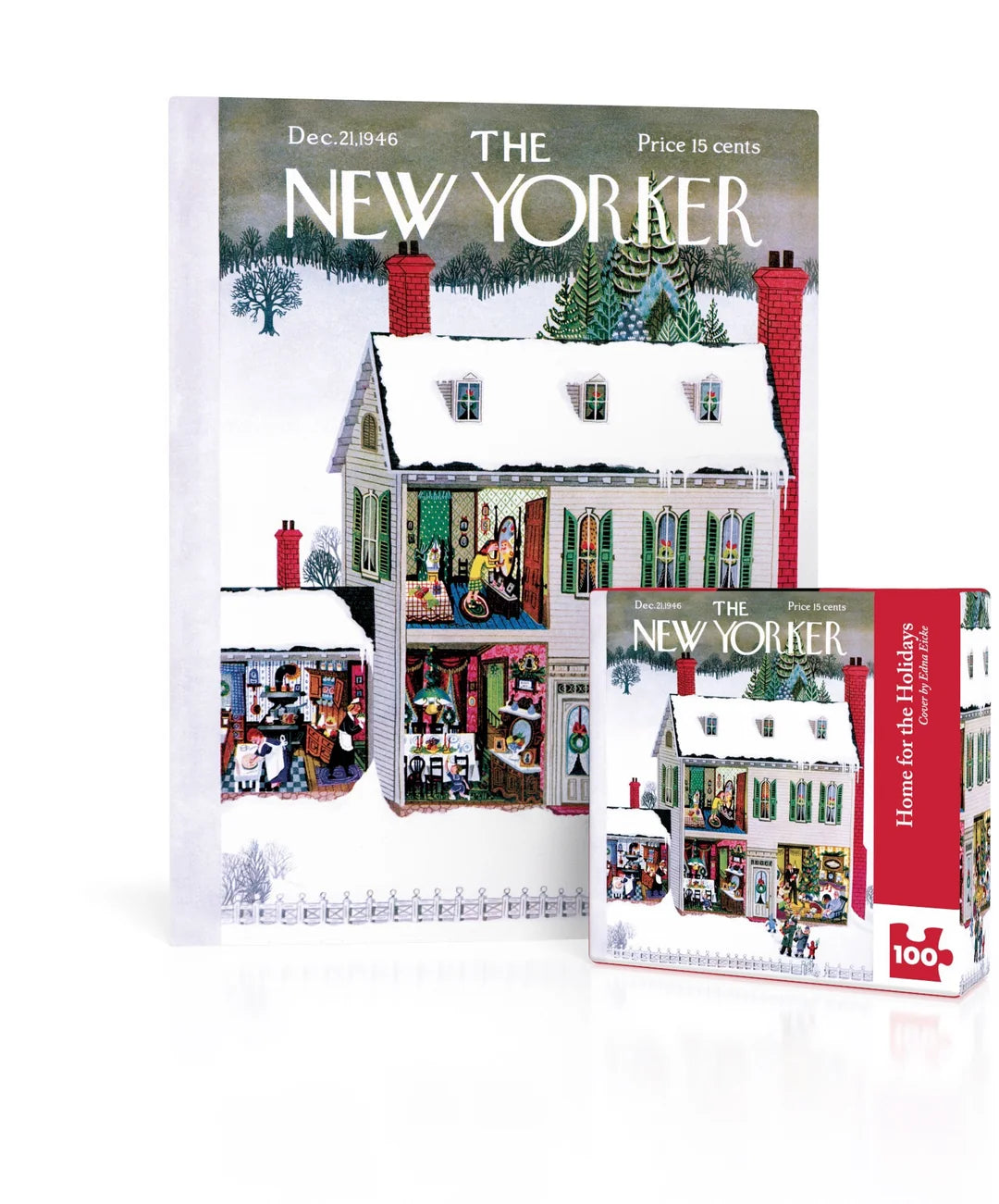 [Pre-Order] Home for the Holidays Mini 100 Piece Mini Puzzle New York Puzzle Company