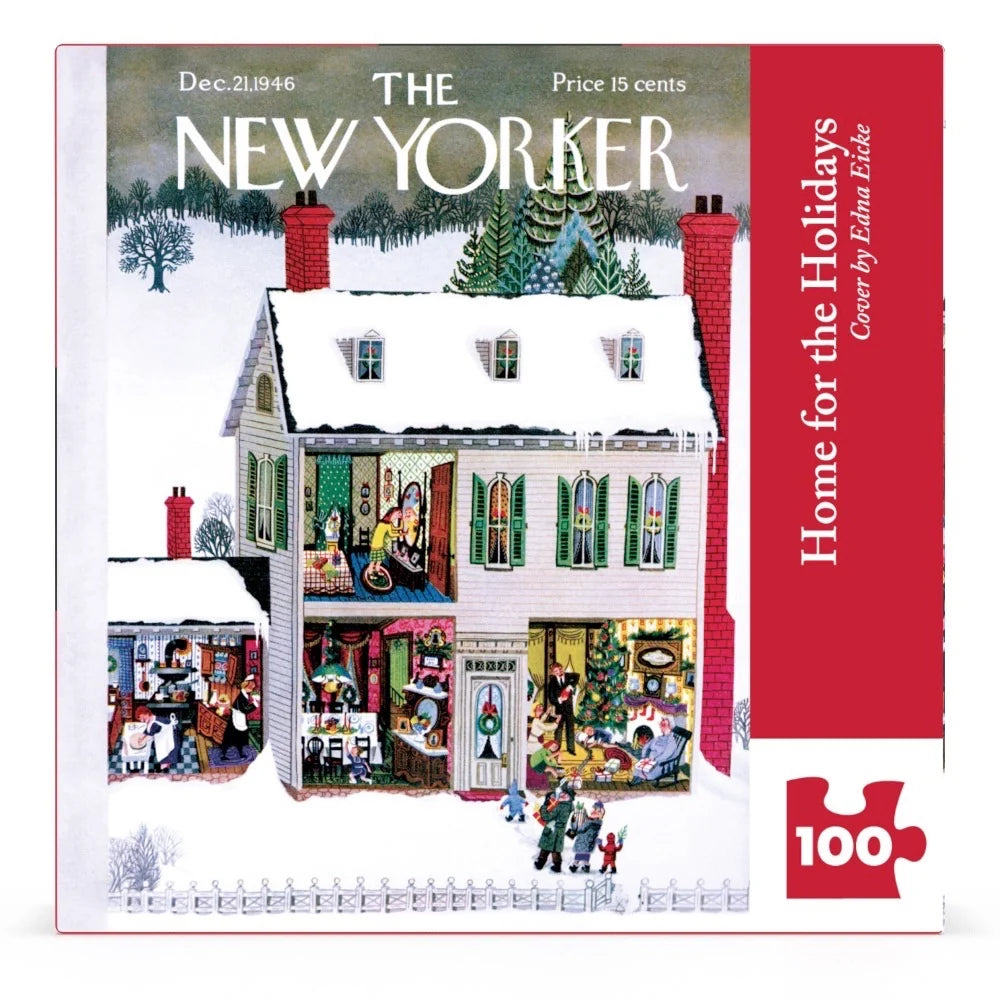 [Pre-Order] Home for the Holidays Mini 100 Piece Mini Puzzle New York Puzzle Company