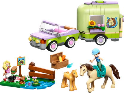 LEGO Friends Horse & Baby Foal Trailer 42695