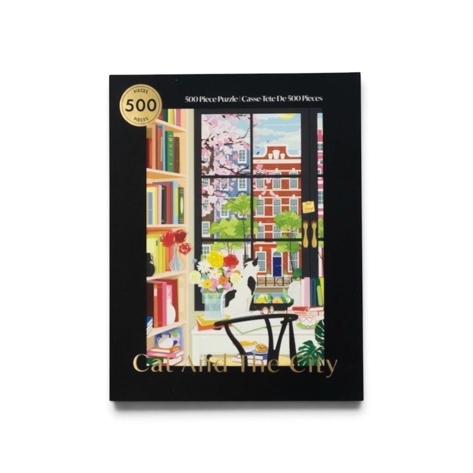 Cat And The City 500 Piece Puzzle Jigsaw puzzles