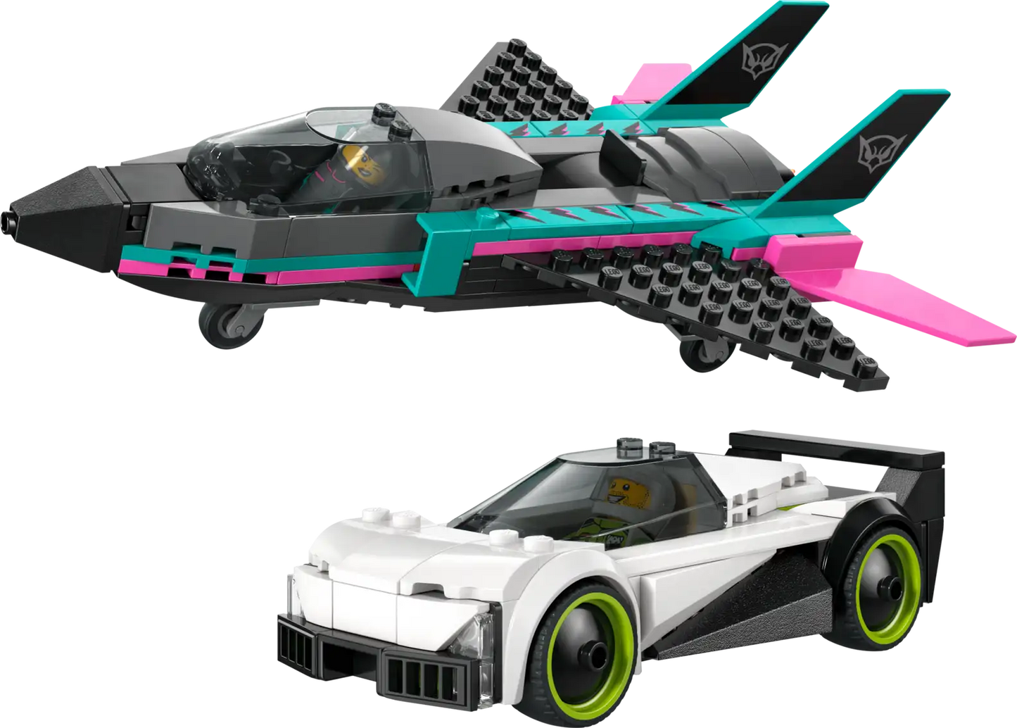 LEGO City Jet vs. Car 60489