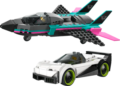 LEGO City Jet vs. Car 60489