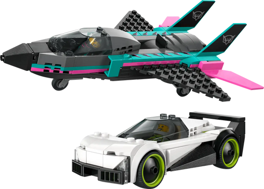 LEGO City Jet vs. Car 60489