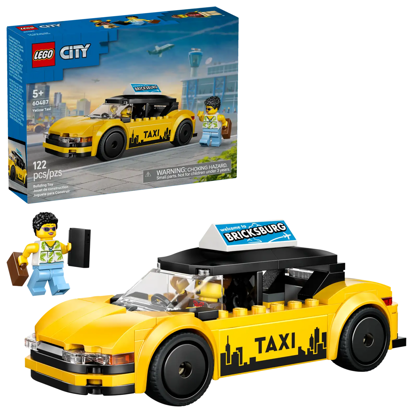 LEGO City Yellow Taxi 60487