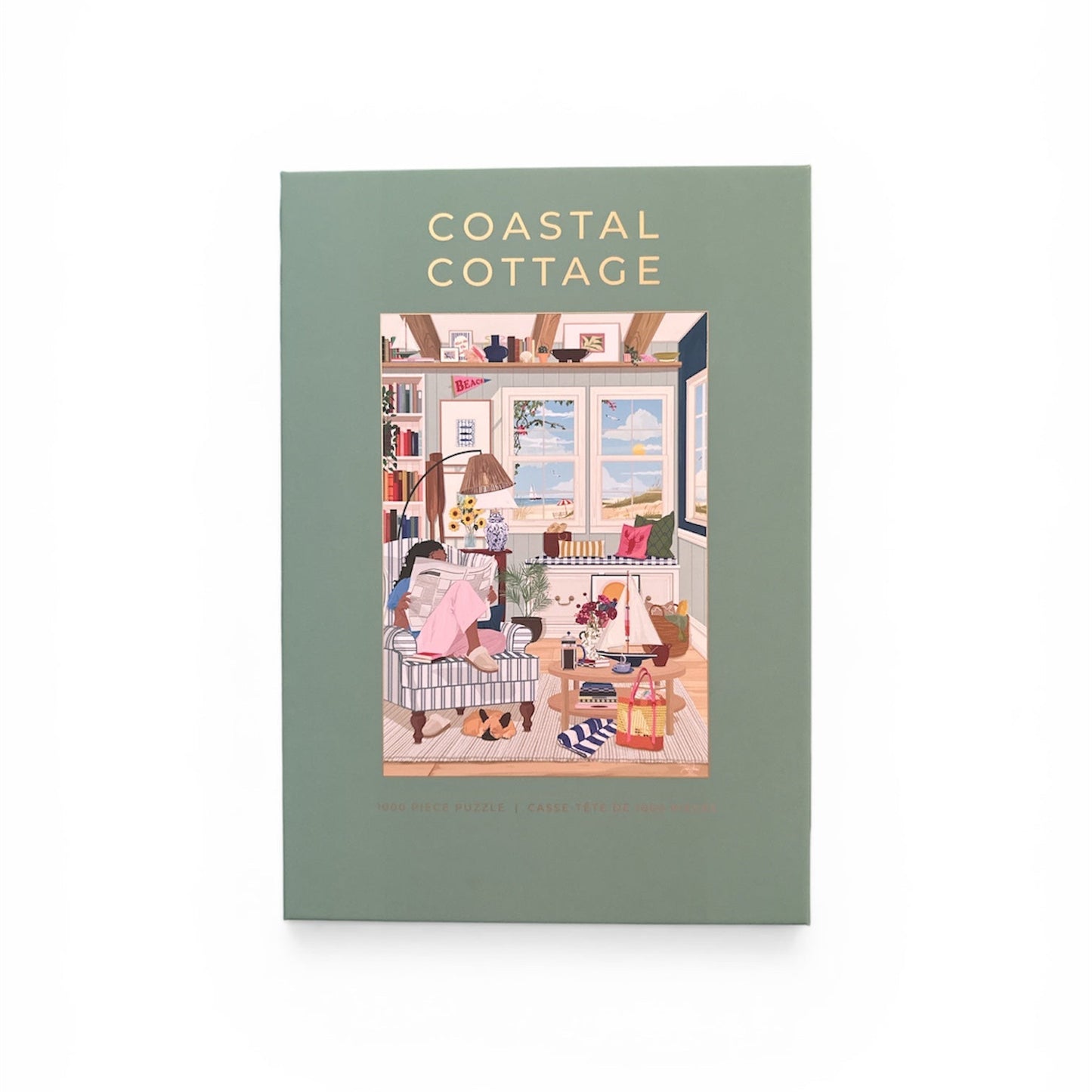 Hobbry Coastal Cottage 1000 Piece Puzzle