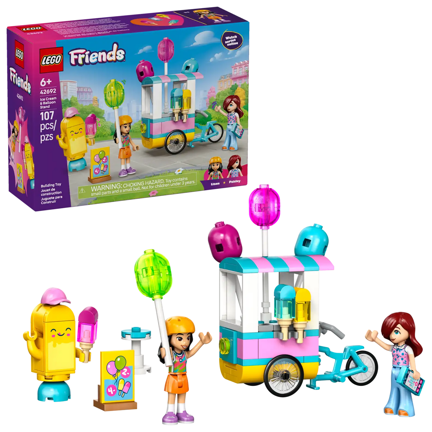 LEGO Friends Ice Cream & Balloon Stand 42692