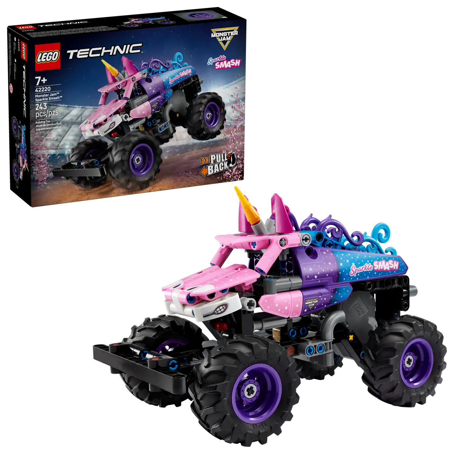 LEGO Technic™ Monster Jam™ Sparkle Smash™ Pull-Back 42220