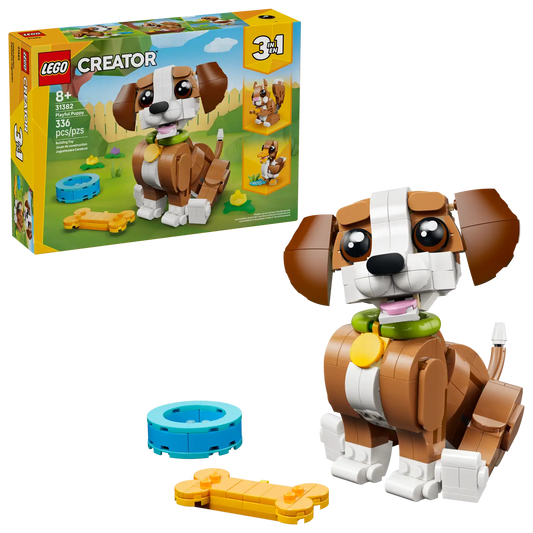 LEGO Creator 3-in-1 Cute Animals: Playful Puppy Dog 31382 LEGO