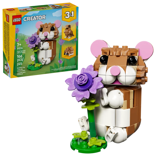 LEGO Creator 3-in-1 Cute Hamster with a Flower 31376 LEGO