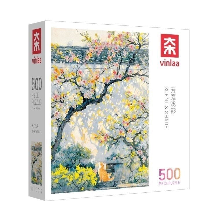 Scent & Shade 500 Piece Jigsaw Puzzle Villager Puzzles
