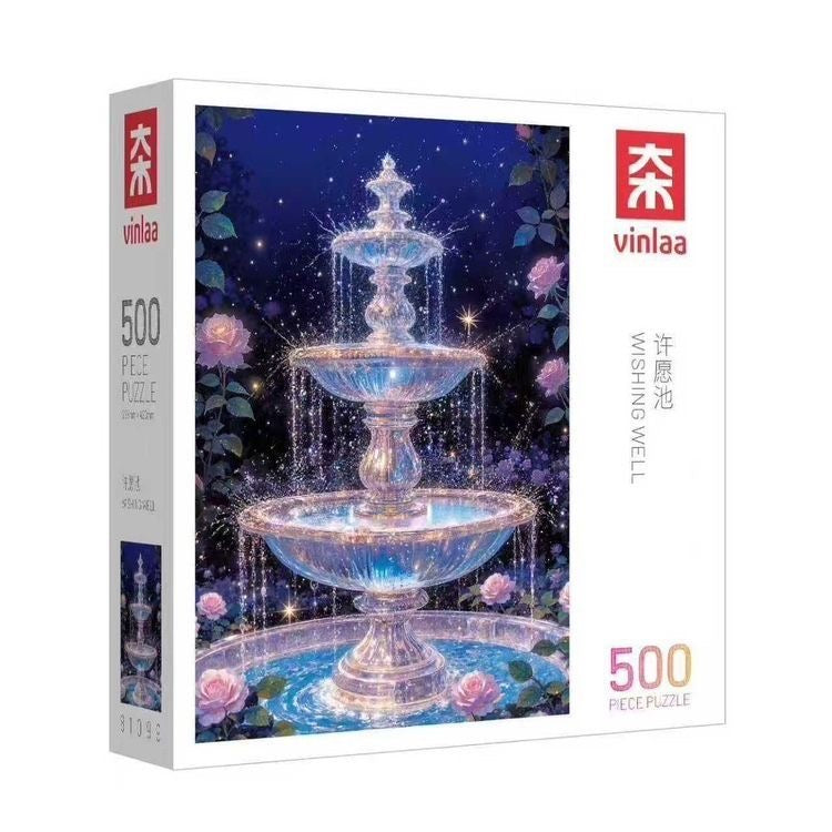 Vinlaa Wishing Well 500 Piece Jigsaw Puzzle VINLAA