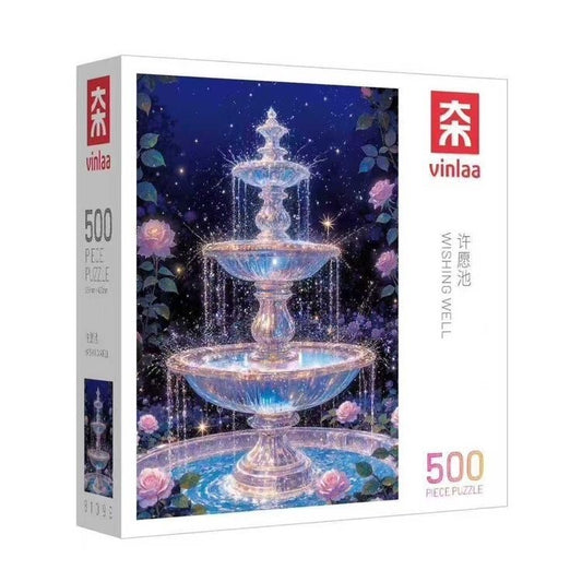 Vinlaa Wishing Well 500 Piece Jigsaw Puzzle VINLAA