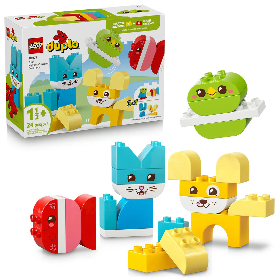 LEGO DUPLO® 3 in 1 Creative Cute Pets 10477