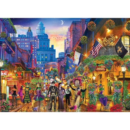 Mardi Gras New Orleans 1000 Piece Puzzle