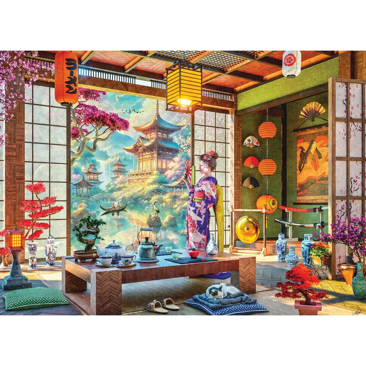 Japan Tea Room 1000 Piece Puzzle