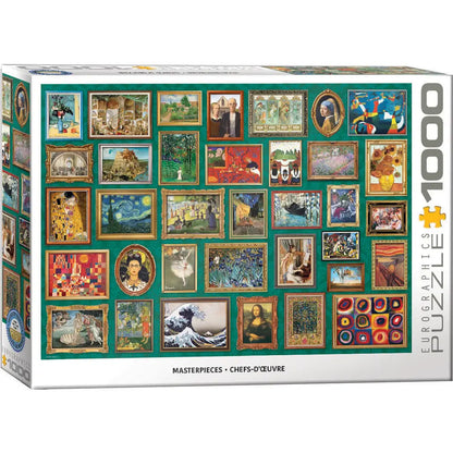 Masterpieces 1000 Piece Puzzle-Green Edition
