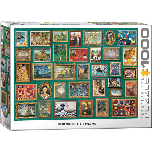 Masterpieces 1000 Piece Puzzle-Green Edition