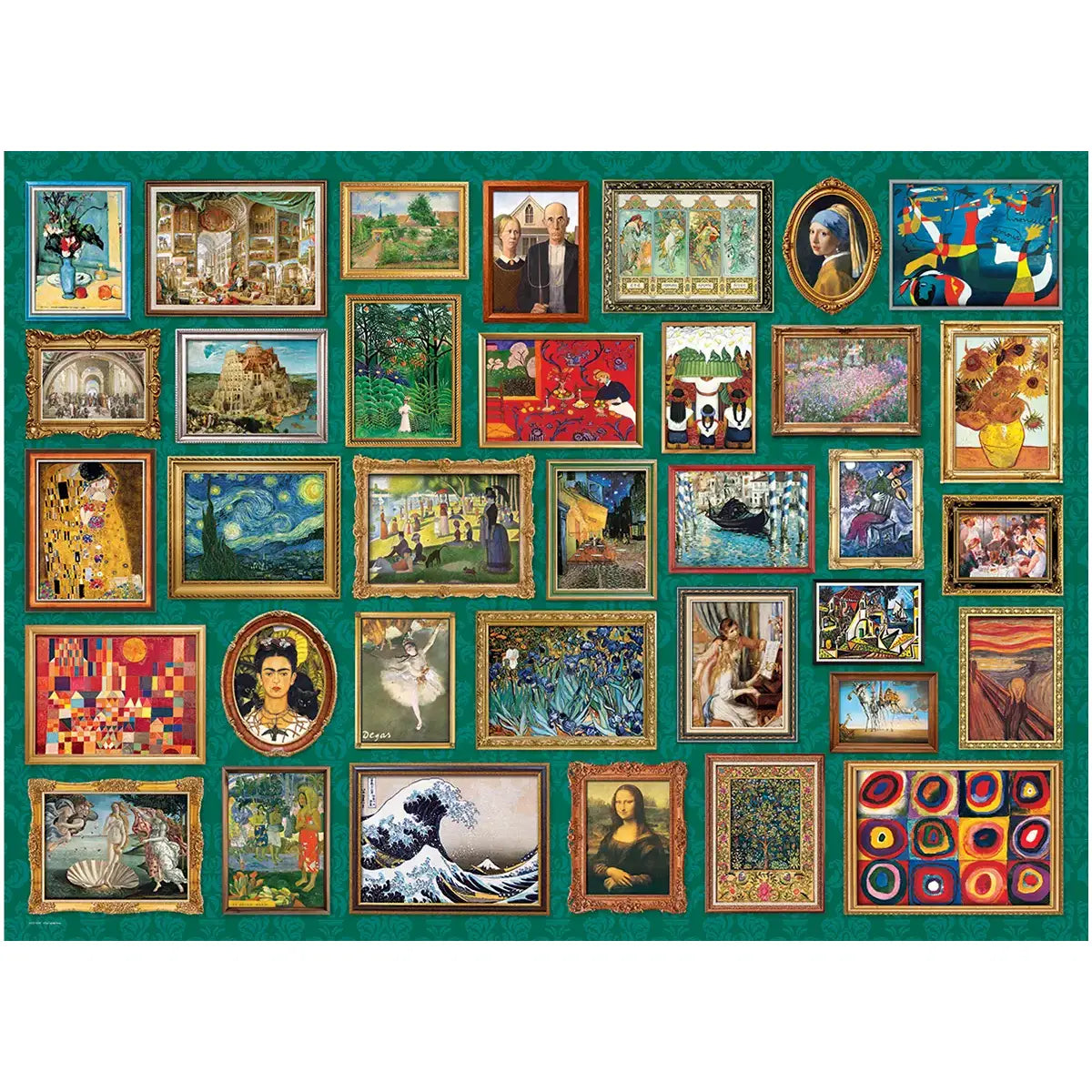 Masterpieces 1000 Piece Puzzle-Green Edition