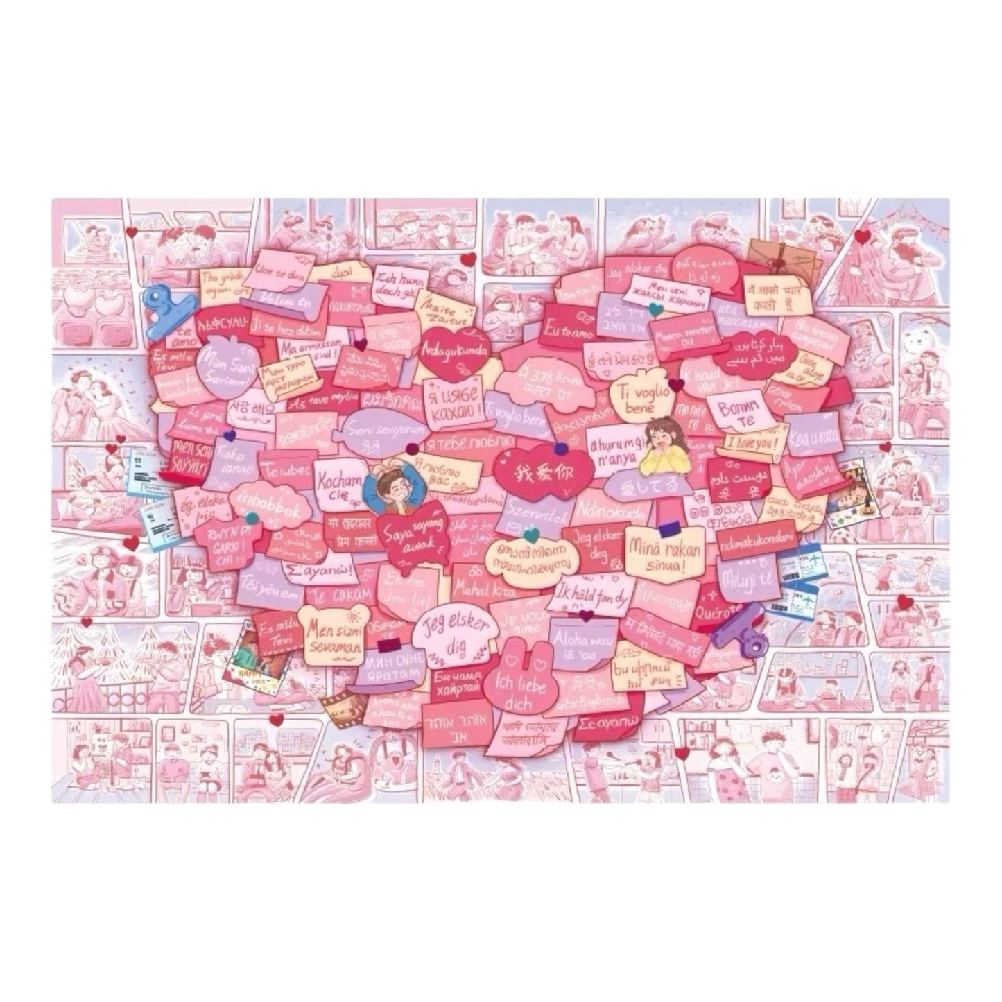 Momibook Little Things I Love About You 1000 Piece Jigsaw Puzzle