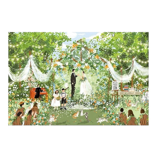 Forest Wedding 1000 Piece Jigsaw Puzzle