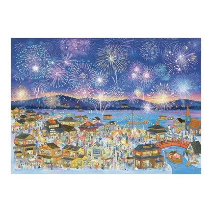 Fireworks Night Festival 1000 Piece Jigsaw Puzzle