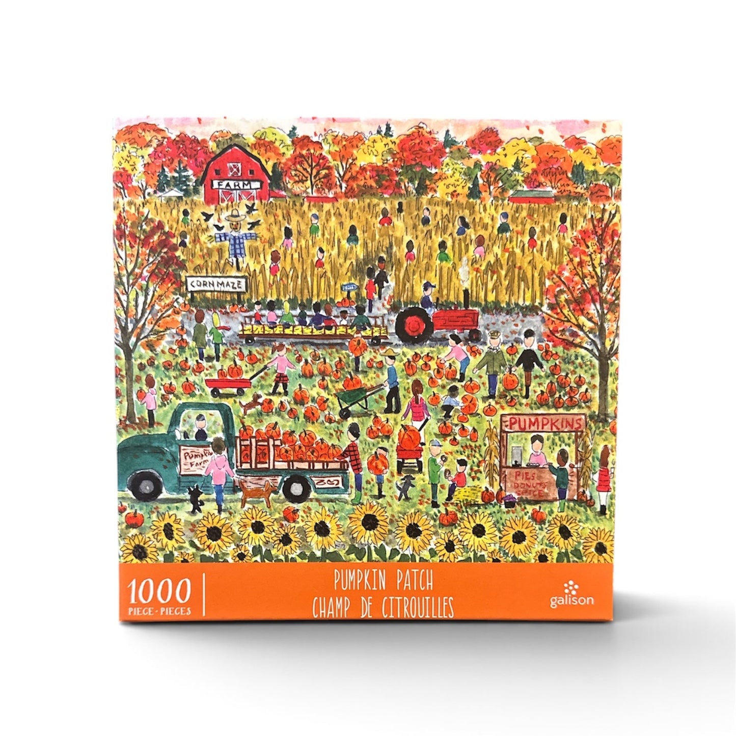 Galison Pumpkin Patch 1000 Piece Jigsaw Puzzle Galison