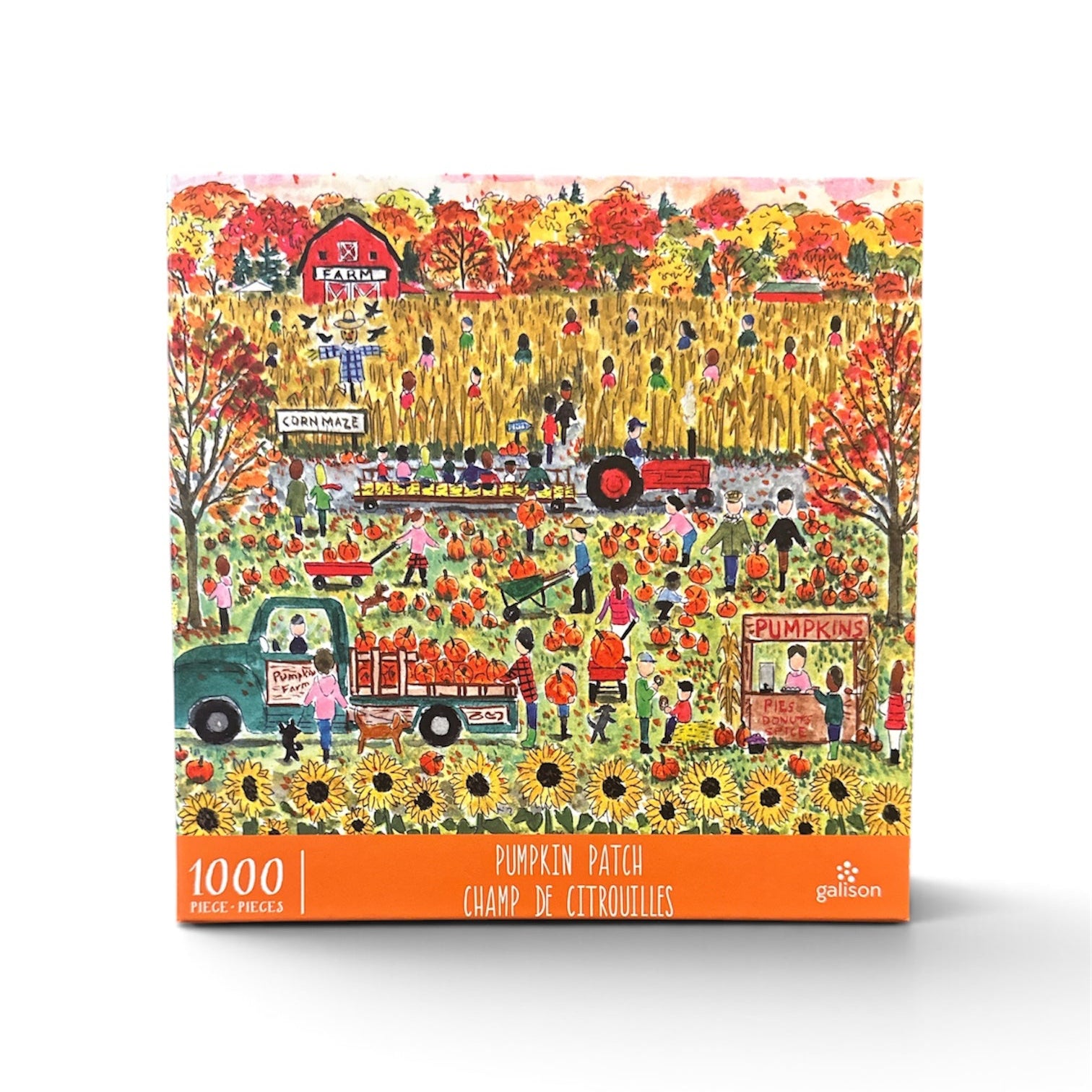 Galison Pumpkin Patch 1000 Piece Jigsaw Puzzle Galison