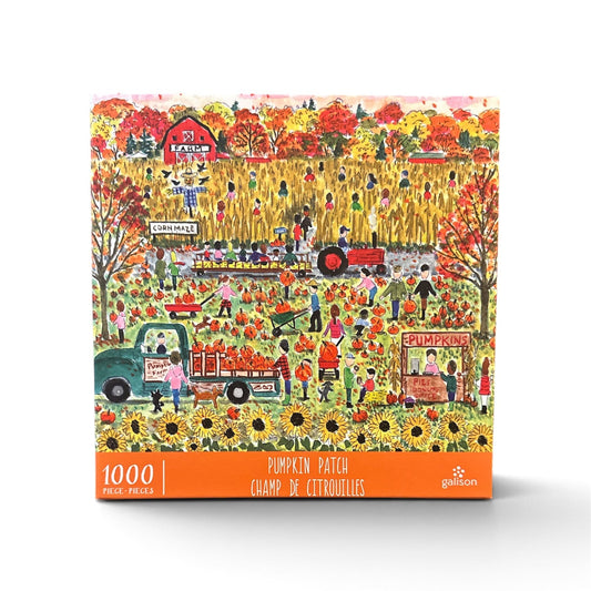 Galison Pumpkin Patch 1000 Piece Jigsaw Puzzle Galison
