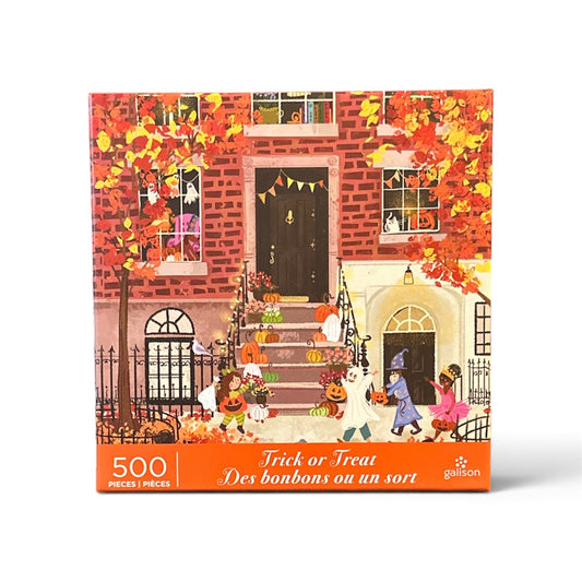 Galison Trick or Treat 500 Piece Puzzle Galison