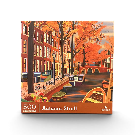 Galison Autumn Stroll 500 Piece Puzzle Galison
