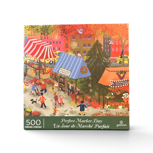 Galison Perfect Market Day 500 Piece Puzzle Galison