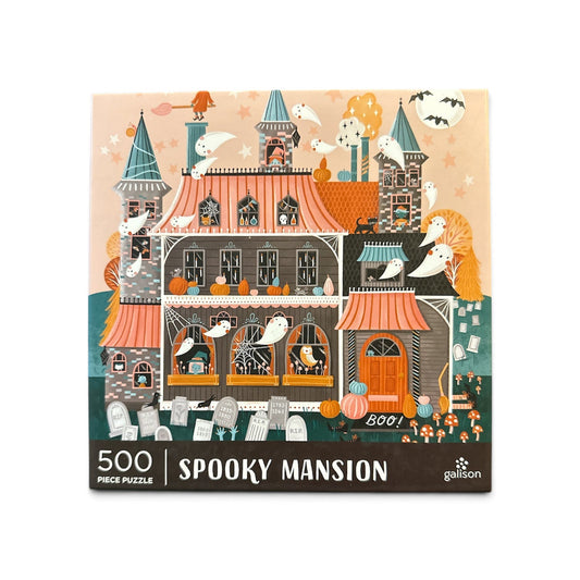 Galison Spooky Mansion 500 Piece Puzzle Galison