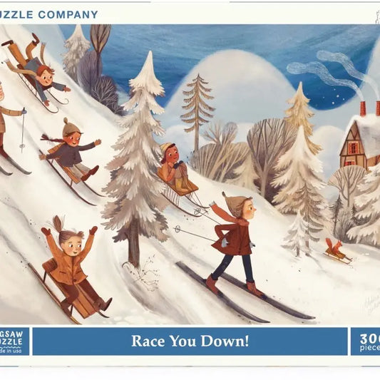 [Pre-Order] Race You Down! 300 Piece Jigsaw Puzzle New York Puzzle Company