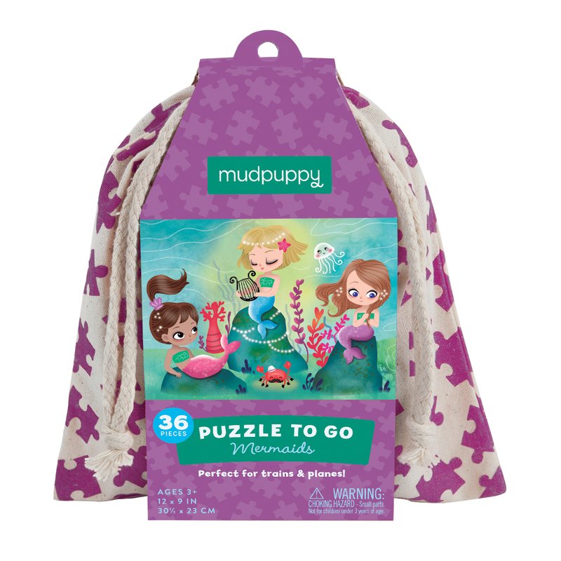 Mermaids Puzzle to Go Mudpuppy