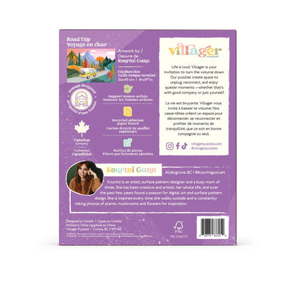 Road Trip 250 Piece Puzzle Villager Puzzles