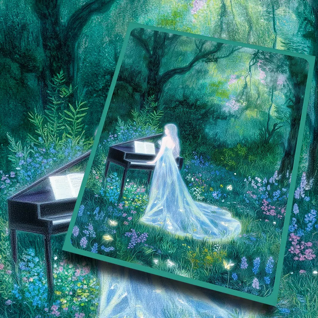 Spring Forest Piano 1000 Piece Puzzle
