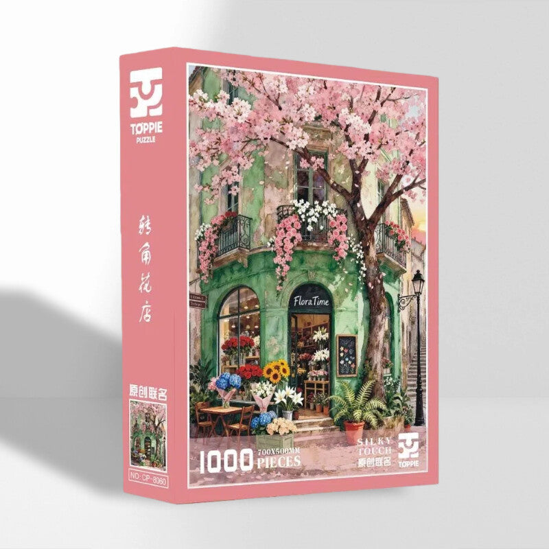 Corner Flower Shop 1000 Piece Puzzle Toppie