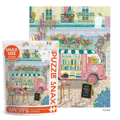 Mobile Book Club 100 Piece Puzzle Snax WerkShoppe