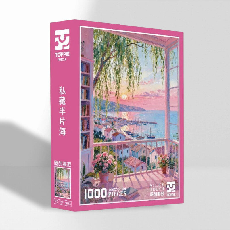 Seaside Sunset View 1000 Piece Puzzle Toppie